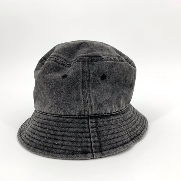 Ardene Tie Dye Yin & Yang Bucket Hat and Faded Black Denim Bucket Hat, One Size - Picture 12 of 16